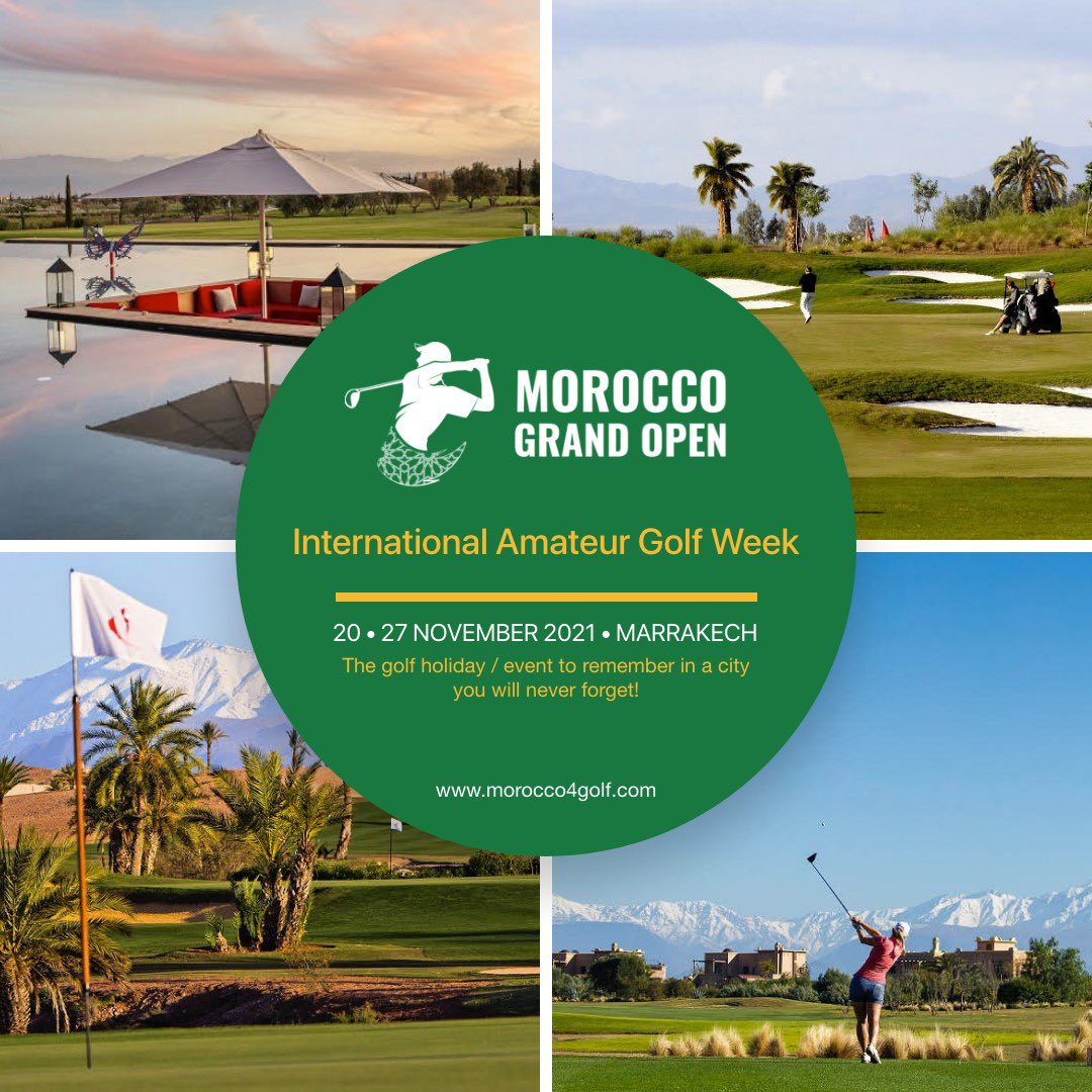 MOROCCO GRAND OPEN 2021 morocco4golf.com #golfferien #golfurlaub #golfvacaciones #golfreisen #golfreise #golftravel #golftour #golfholiday #golfferie #golfvakantie #vacancesgolf #VoyageGolf #sejourgolf #viaggigolf #viaggidigolf #golfvacanze #amateurgolf #golftournament