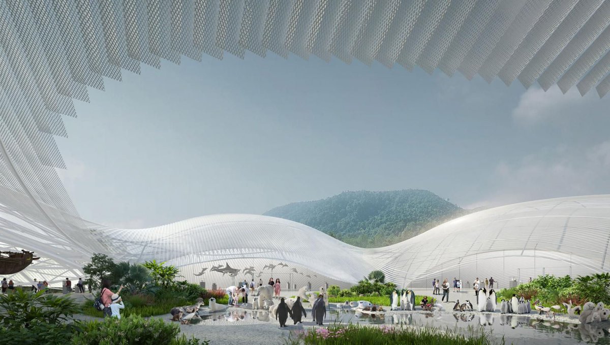 arquitect_viva's tweet image. SANAA (Sejima &amp;amp; Nishizawa), ganadores del concurso para construir el Museo Marítimo de Shenzhen. 
La propuesta, ‘The Cloud on the Ocean’, mezcla de transparencia, translucidez y opacidad se ha impuesto a otros 88 equipos procedentes de 20 paises.   
arquitecturaviva.com/obras/museo-ma…