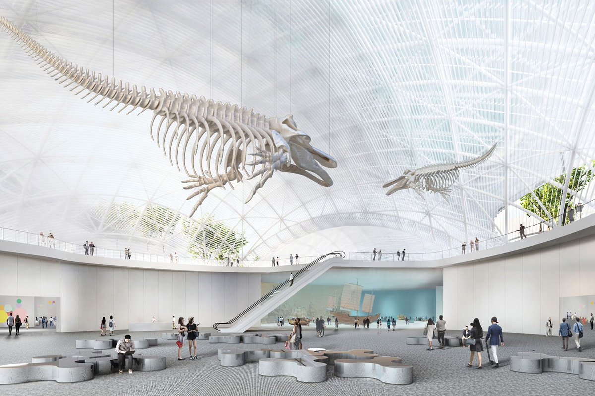 arquitect_viva's tweet image. SANAA (Sejima &amp;amp; Nishizawa), ganadores del concurso para construir el Museo Marítimo de Shenzhen. 
La propuesta, ‘The Cloud on the Ocean’, mezcla de transparencia, translucidez y opacidad se ha impuesto a otros 88 equipos procedentes de 20 paises.   
arquitecturaviva.com/obras/museo-ma…