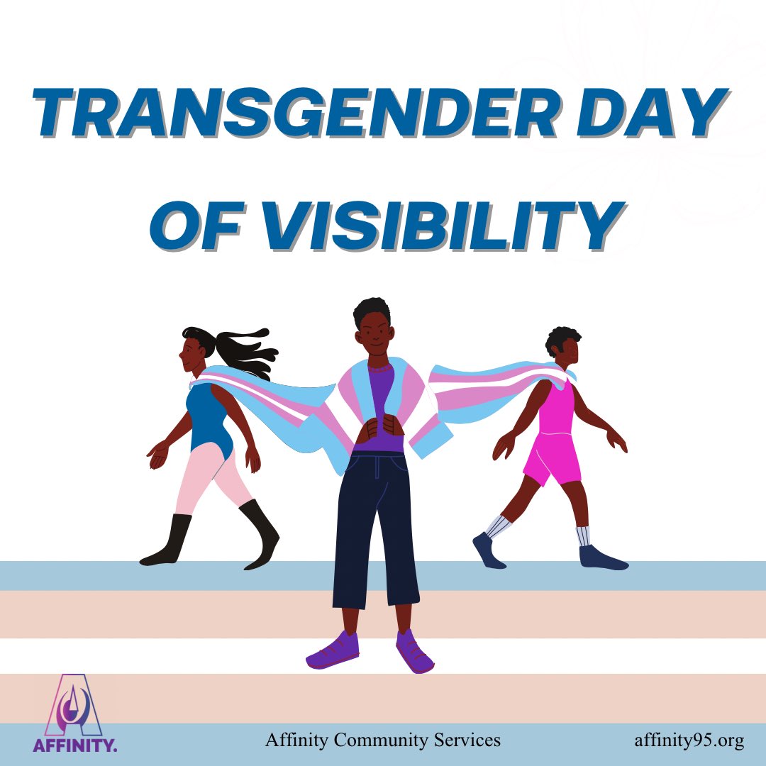 affinityCS's tweet image. Transgender Day of Visibility!

What does that mean?
TDOV is a day to bring attention to the accomplishments of trans people. Everyday is your day to show your support for the trans community, take extra time today!

#tdov #TransDayOfVisibility #weareaffinity #communityundivided