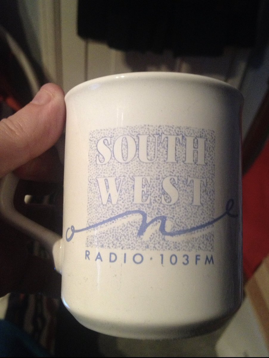 RadioMugs's tweet photo. Especially for @RetroRerunRadio here’s the dual branded #Devonair and #SouthWest103 mug. Our holy grail is the Heart and soul of Devon / Magic of the South West jingle package #showusyourmugs https://t.co/EZbUsBaJgi