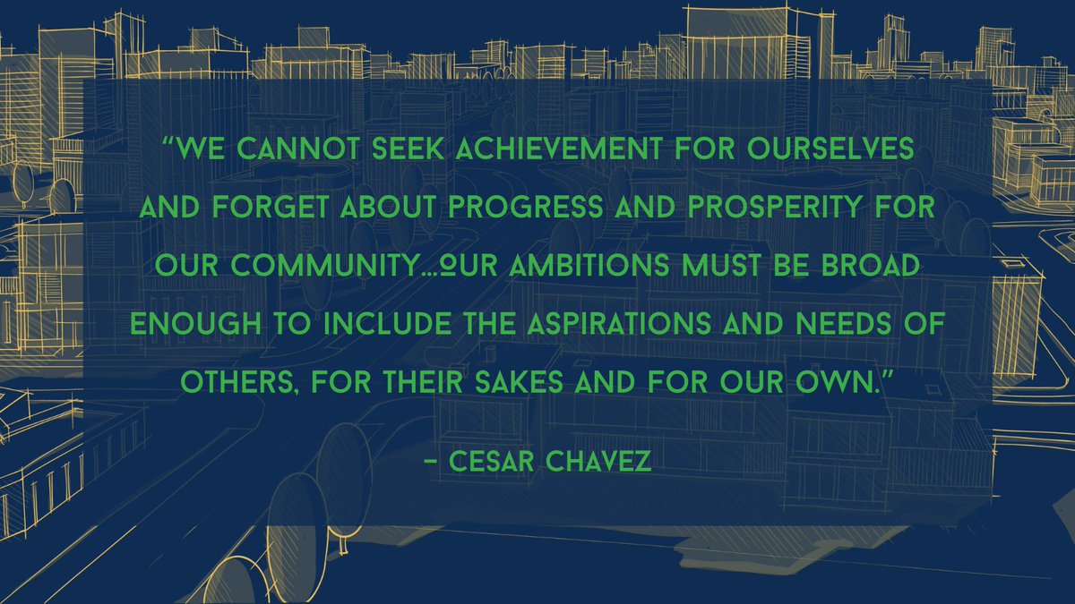 We believe when communities come together in support of each other regardless of individual backgrounds, beliefs, or perspectives – great things are possible! Happy #CesarChavezDay!