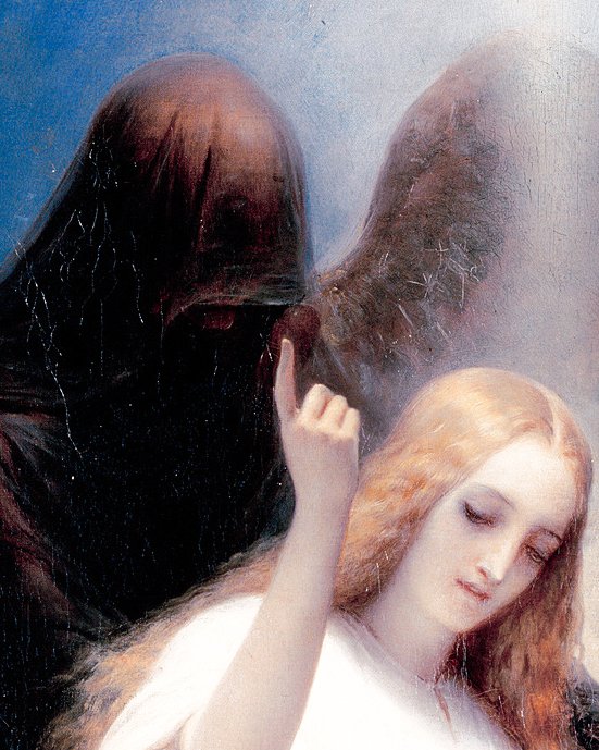 acid666host's tweet image. “the angel of death” (1851)