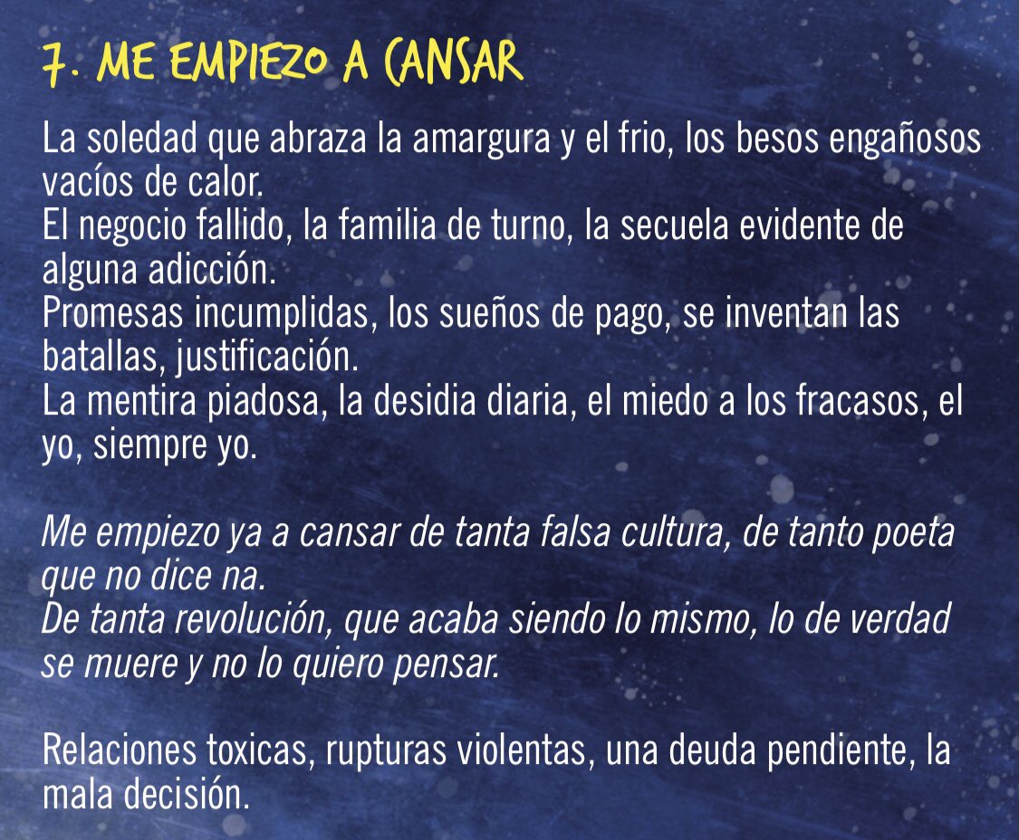 akpunky's tweet photo. La soledad que abraza la amargura y el frio, los besos engañosos vacíos de calor.
El negocio fallido, la familia de turno, la secuela evidente de alguna adicción.
 #Sinpropinarock #Sinpropina #RockAndRoll #SigueBailando #Transfer #Meempiezoacansar #Rock @sinpropinarock https://t.co/GWV5nHWFsr