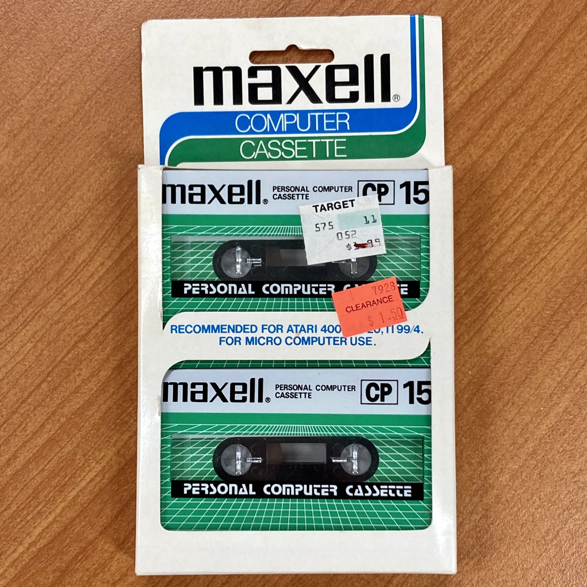 sdf_pubnix's tweet photo. personal computer cassette C15
#cassette #tape #vintage #computer #datasette #afsk #maxell #retro https://t.co/UBTjTRLytX