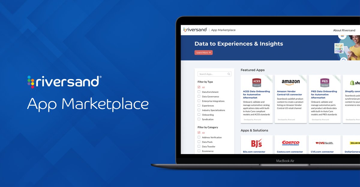 RiversandMDM's tweet image. @RiversandMDM announces the official launch of its App Marketplace! "Our marketplace technology allows to scale your business beyond the constraints of capital and inventory.” -- Amit Rai, Head of Growth at Riversand.
Read the full announcement here:
bwnews.pr/3sDUoxG