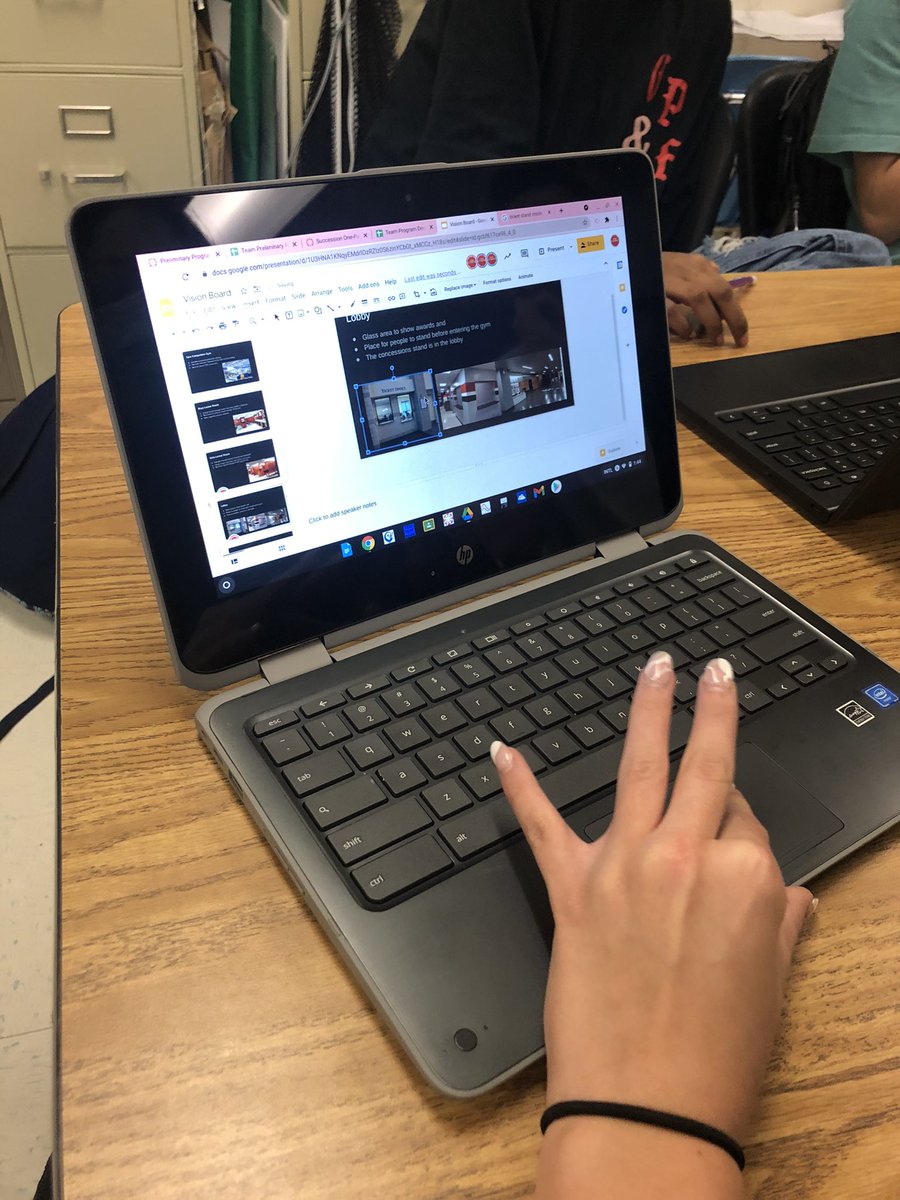 jenmillner's tweet photo. We are designing our new competition gym and auditorium today! Part 1: determine the square footage of each space. @friendswoodisd @FisdLearning #resilienttogether @FHSMathlete https://t.co/TL2n5AKFzU