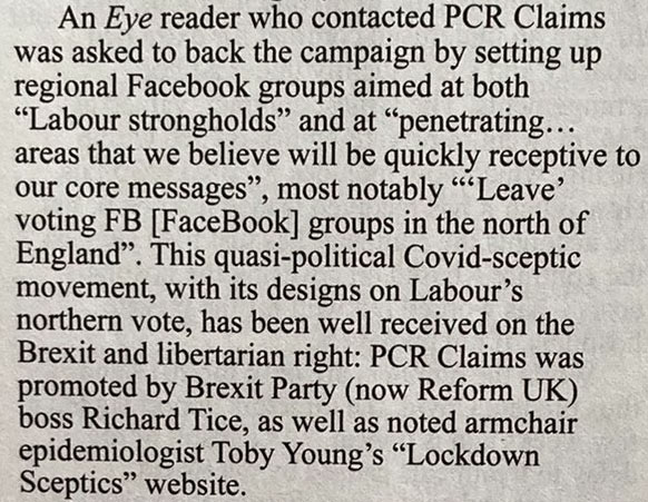 pcr_claims's tweet photo. #YeadonCampaign #PCRWave #EmptyHospitals
#HART #Astroturf #WalkerforPM #TargetLabourStrongholds #TargetLeaveVoters #NorthernEngland #LabourVote
#LiberalSpring #EntryistSpring https://t.co/j62TYLs4WZ