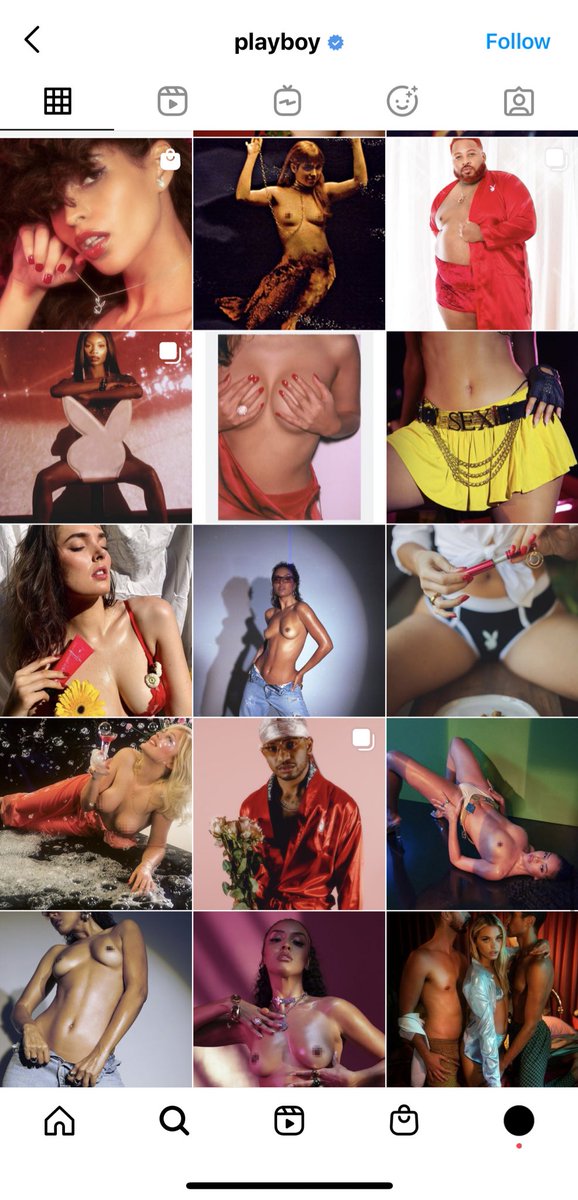 these  @instagram accounts are the main source of traffic for my venture backed business that I’ve built the last two years. How is it fair that my business and I, a female CEO can be shutdown for the EXACT same content that mainstream companies like  @playboy get away with posting