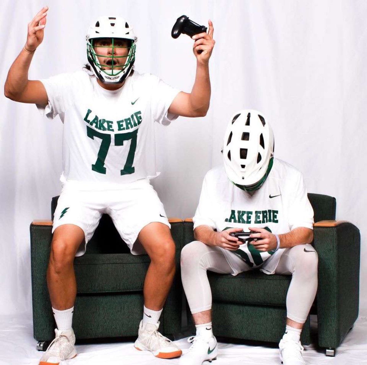 Jordan Hendrycks &amp; Matthew Cromie
Lake Erie College, Midfield &amp; Attack 2016-2020