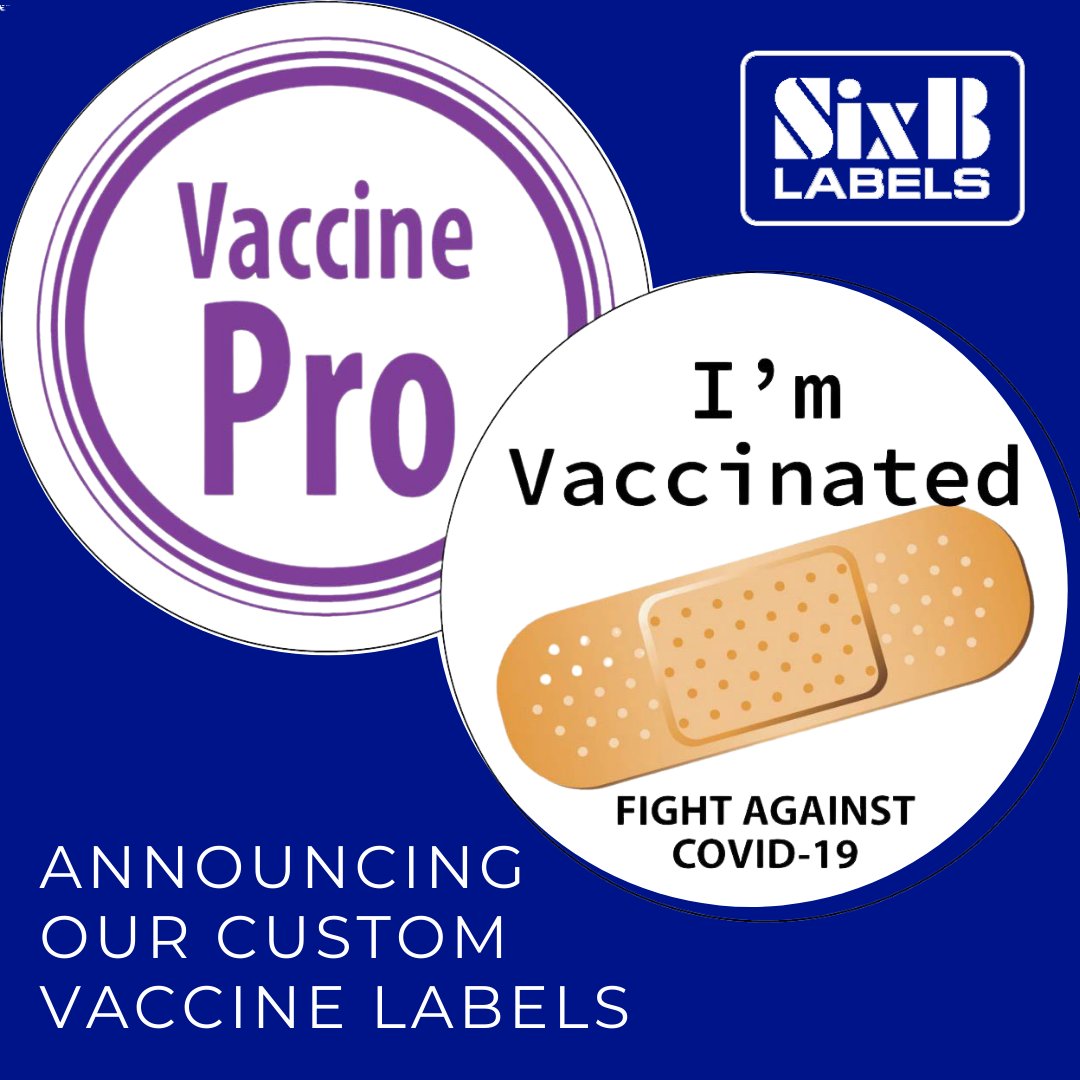 sixblabels's tweet photo. Take a look at one of our newest products: Custom Vaccine Labels at https://t.co/P8vOv8SAOL!

#SixBLabels #SimplifyingLabeling #6BEssentials #VaccineLabels #VaccineStickers #CustomLabels https://t.co/P1q1P1nNAV