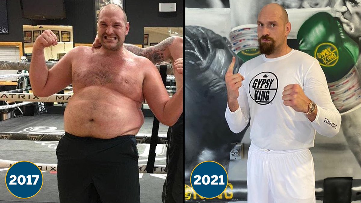 ESPN Ringside (@espnringside) on Twitter photo Tyson Fury’s physical transformation in four years is impressive 👏
(📸: <a href="/Tyson_Fury/">TYSON FURY</a>, <a href="/HitmanHatton/">Ricky Hatton MBE</a>) Tyson Fury’s physical transformation in four years is impressive 👏
(📸: <a href="/Tyson_Fury/">TYSON FURY</a>, <a href="/HitmanHatton/">Ricky Hatton MBE</a>)