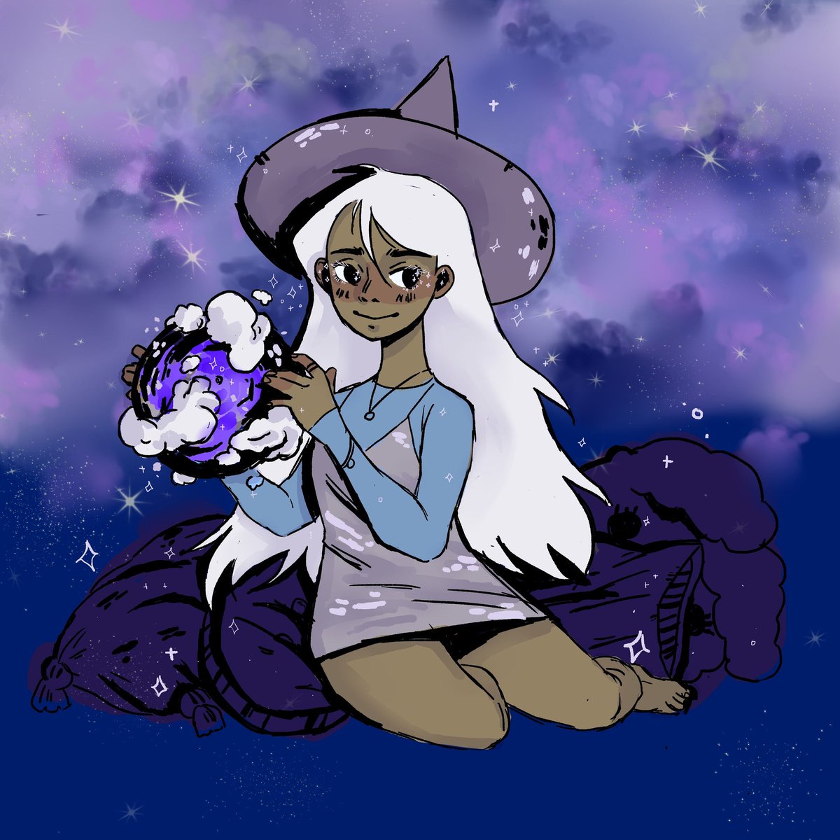 gothhyena's tweet photo. Star Witch from my #twitch stream last week 🔮✨
#twitchaffiliate #twitchcreative https://t.co/J99KDDssGx