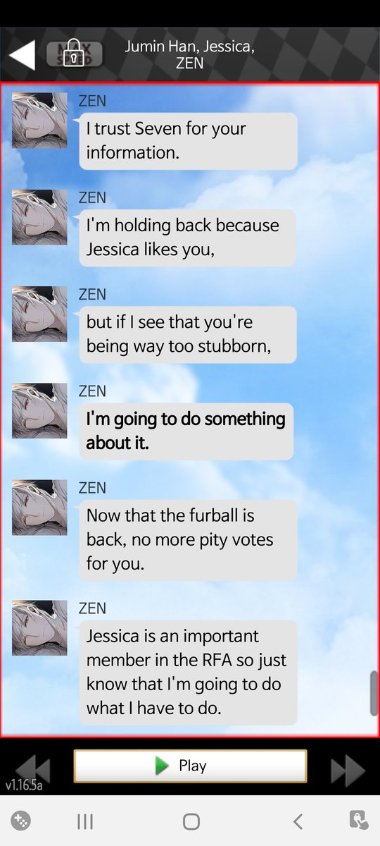 Zen was being kind of a jerk earlier in this route but he's making major points here.