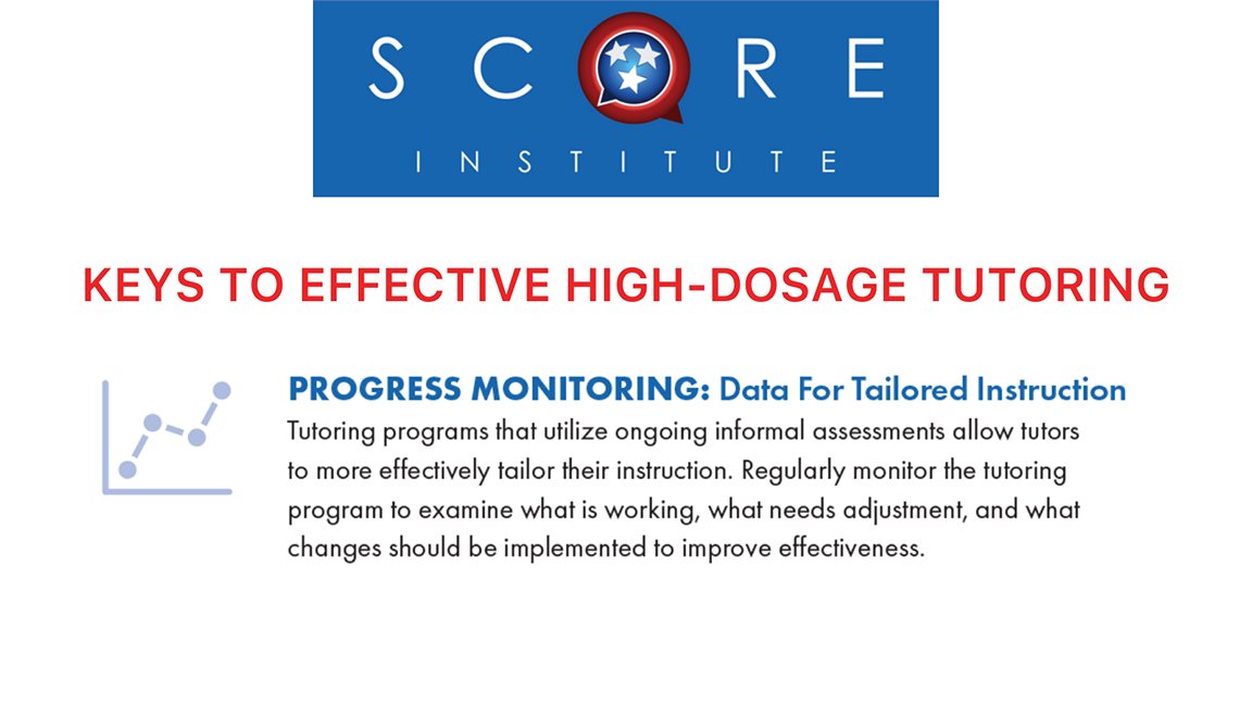 SCORE (@score_tn) on Twitter photo When implemented by research-based guidelines, <a href="/loeb_susanna/">Susanna Loeb</a> of <a href="/AnnenbergInst/">Annenberg Institute at Brown</a> says high-dosage tutoring improves student learning better than other interventions. Key factors include: frequency, group size, and tutor training. #SCOREinstitute When implemented by research-based guidelines, <a href="/loeb_susanna/">Susanna Loeb</a> of <a href="/AnnenbergInst/">Annenberg Institute at Brown</a> says high-dosage tutoring improves student learning better than other interventions. Key factors include: frequency, group size, and tutor training. #SCOREinstitute