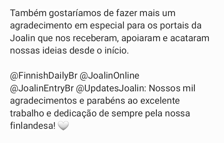 JoalinDailyBRA's tweet photo. - Até algum dia, pessoal! 🤍 https://t.co/wBKa9X6e4t