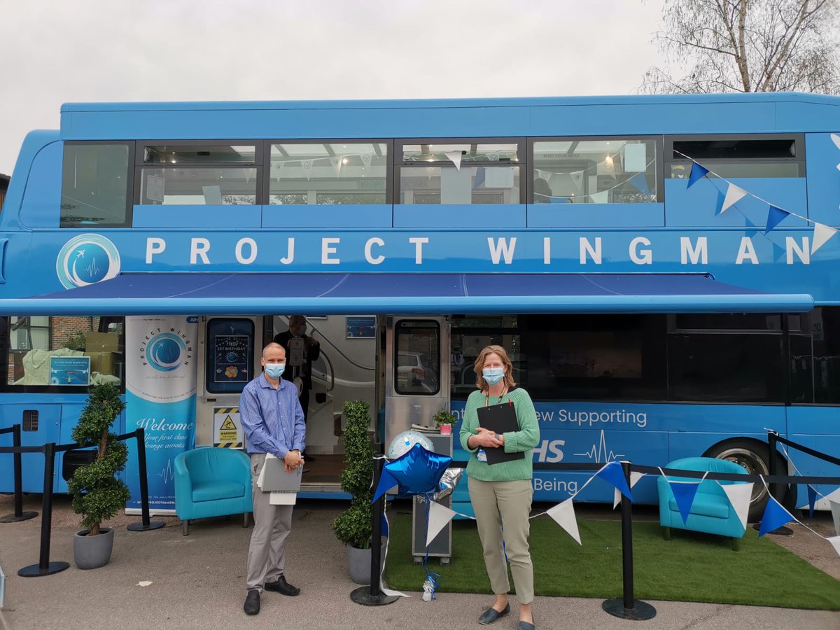 SallyThinks's tweet photo. Great day interviewing with @parkphysio finding our next generation of #FirstContactPhysio with a time out on the  @WingmanProject bus at Horsham Hospital, what a treat! Thank you so much - I'm feeling very spoilt!! @nhs_scft @SussexMSK https://t.co/Nf4IMHpyl3