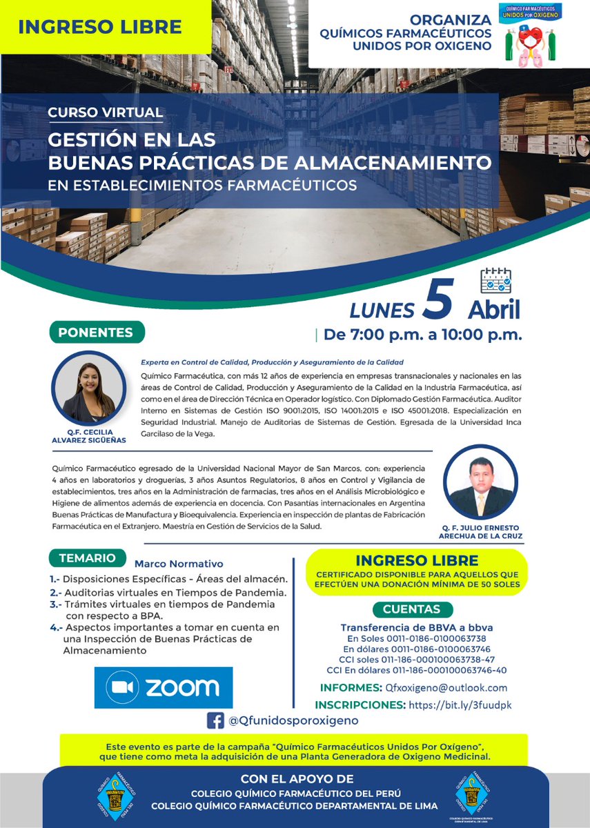 QuicanoMaria's tweet photo. Por ser parte de la solución #SúmateAlMillón
#PlantaDeOxigeno
Apoya esta iniciativa para adquirir una planta generadora de oxígeno, donando a las ctas bancarias o participando en los cursos abiertos
👇👇👇 https://t.co/x9ouiEeSHn