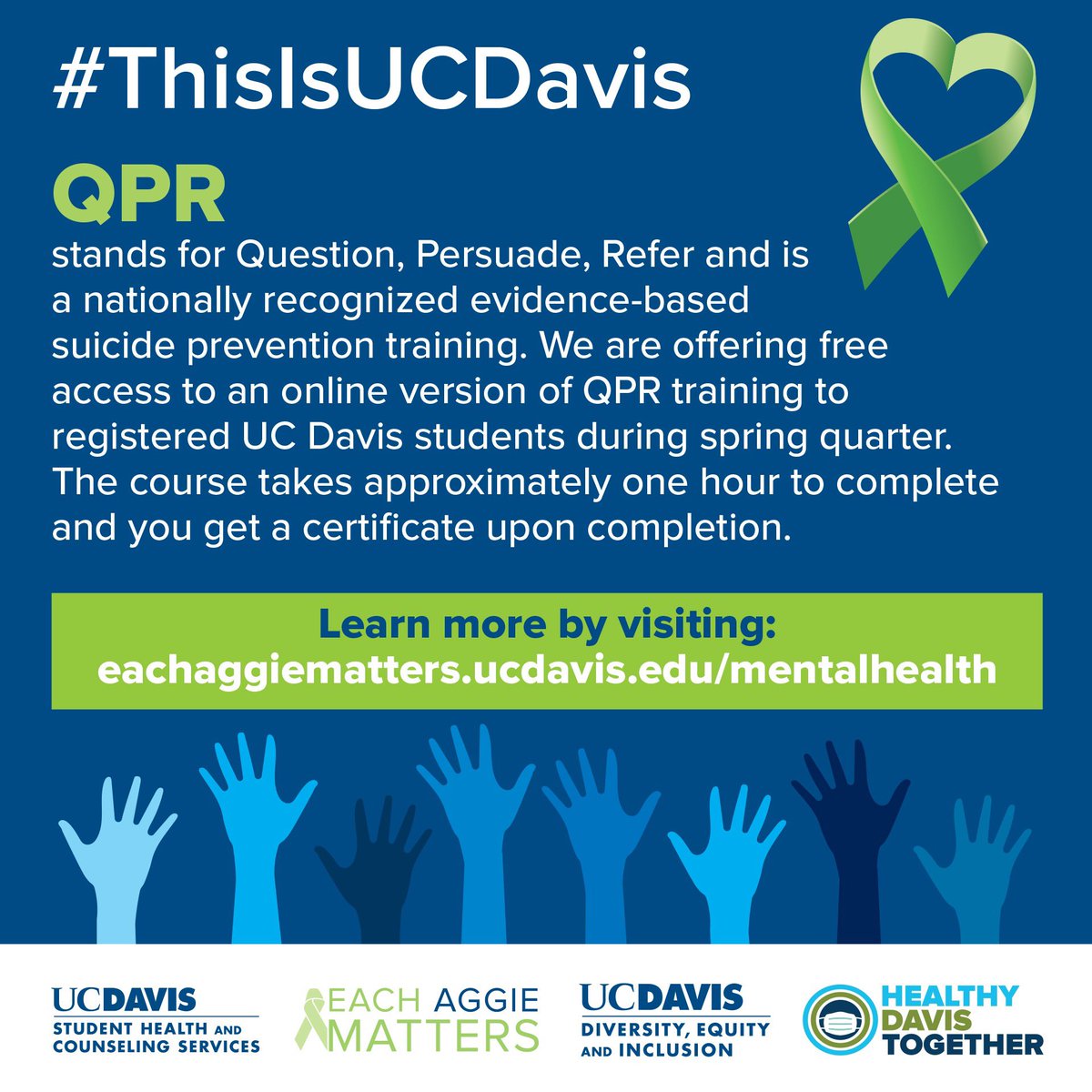 UC Davis Mental Health Initiative (UCDMHI) Twitter