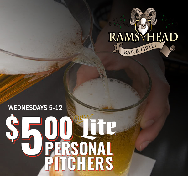 Stop in every Wednesday from 5-11pm for 1/2 price wings and $5 miller lite pitchers. Swing by late night for $3 mixed drinks from 9-12am.