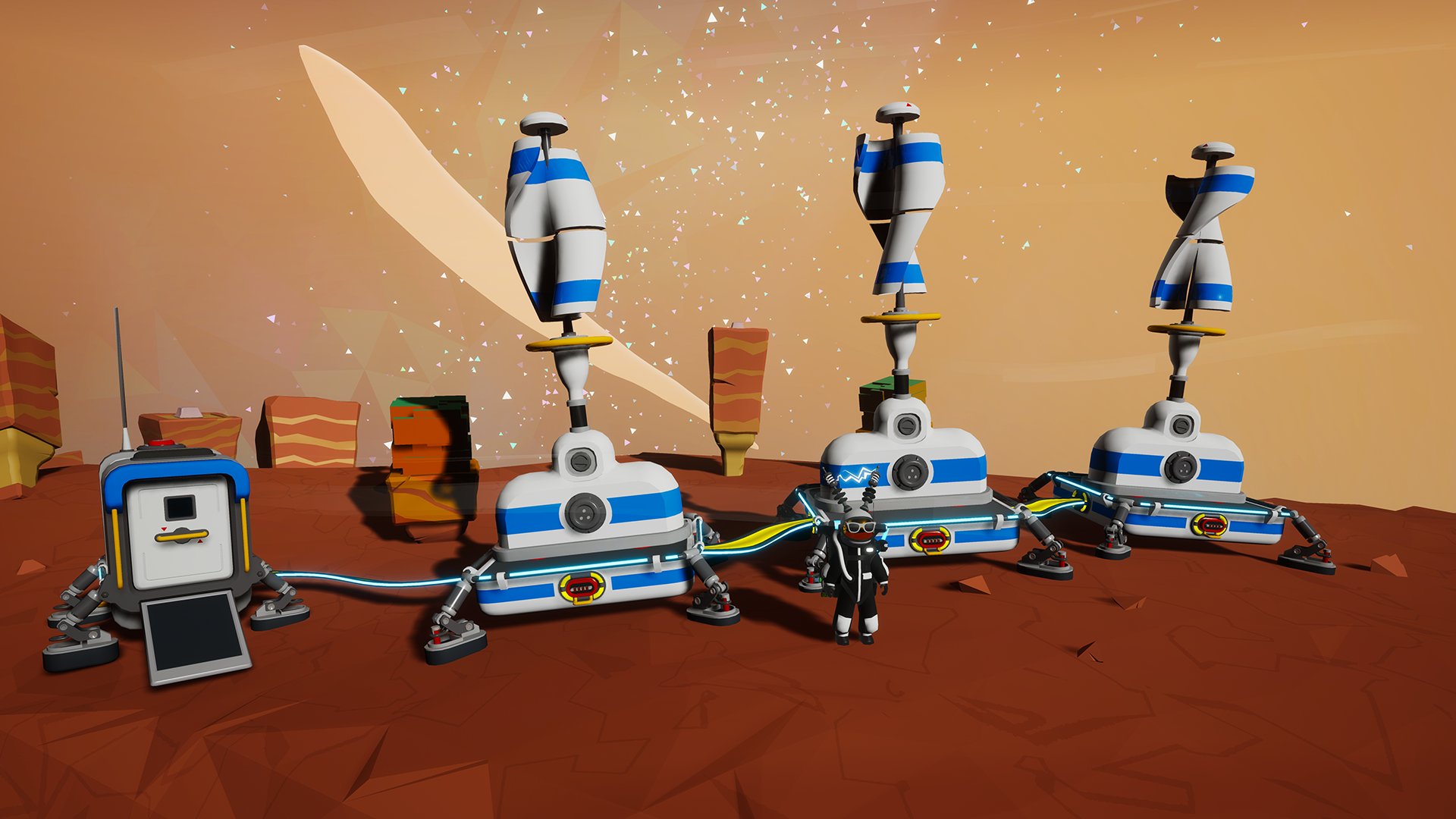 ASTRONEER - Awakening on Twitter: "Our Dedicated Servers now support PS4 &amp; cross play! 👨‍👩‍👧‍👦 Play with up to 8 friends 🔀 Cross play via servers with Xbox and PC ⚒️