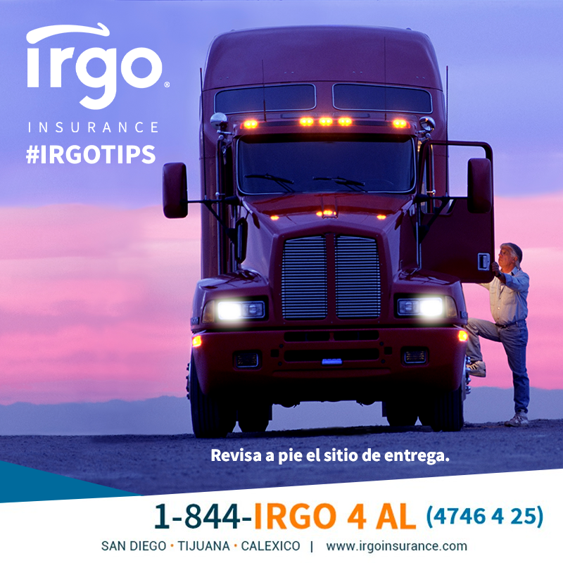IRGOInsurance's tweet image. #IRGOTip | Revisa a pie el sitio de entrega.

Para más detalles llámanos:
US 1-844-IRGO4AL
MX 01-800-IRGO000
irgoinsurance.com

#Insurance #IRGO #Seguros #IRGOInsurance #Proteccion #Traileros #TruckStop #TruckersLife #TruckLife