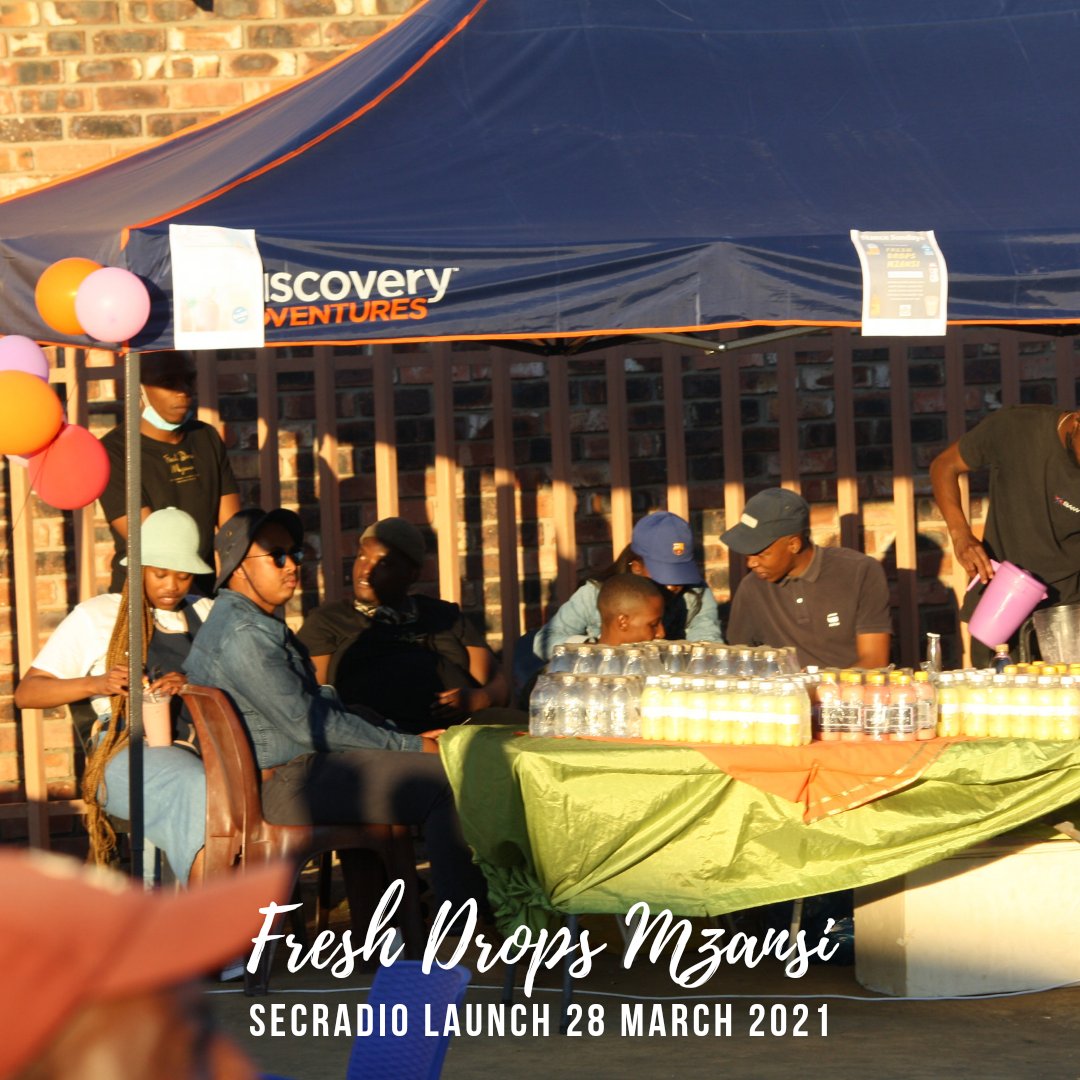 DropsMzansi's tweet photo. @SecradioO launch was lit over the weekend, shout out to them 😁 https://t.co/kzJCkd1zbT