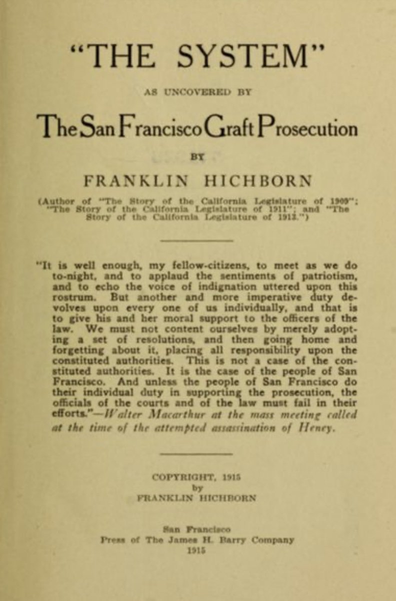 Cover of book on corruption in San Francisco