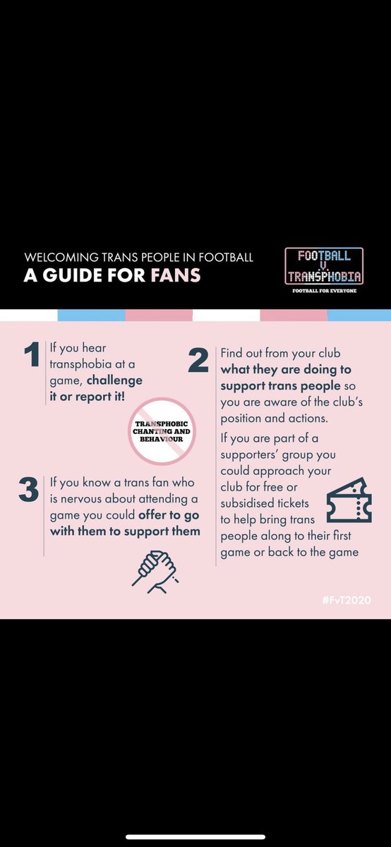 #TDOV2021 #FootballvTransphobia some great guidance here on how to help create inclusive spaces from @FvHtweets 👏👏🏼👏🏾