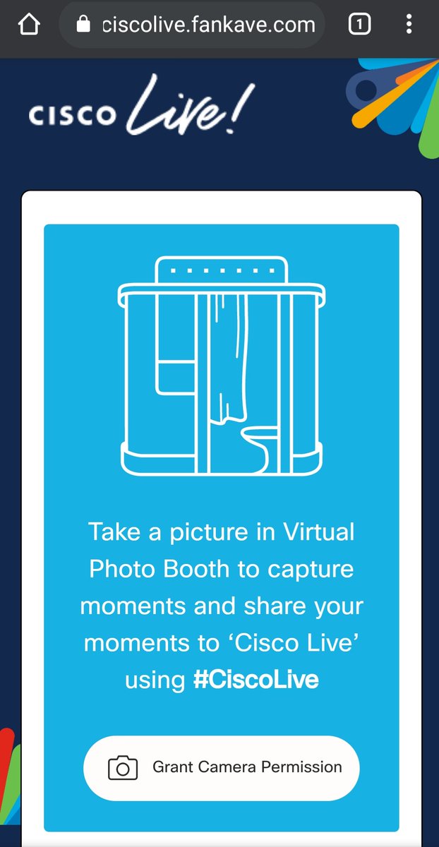FanKave's tweet photo. Attending #CiscoLive on the go? No problem! All of our widgets are completely responsive, and automatically adjust to the shape and size of your computer screen or mobile phone. Check out @pretzelle @dmitcham22 @MrRudmer and the rest of the @Cisco team on our virtual photo booth! https://t.co/2itHRxku4i