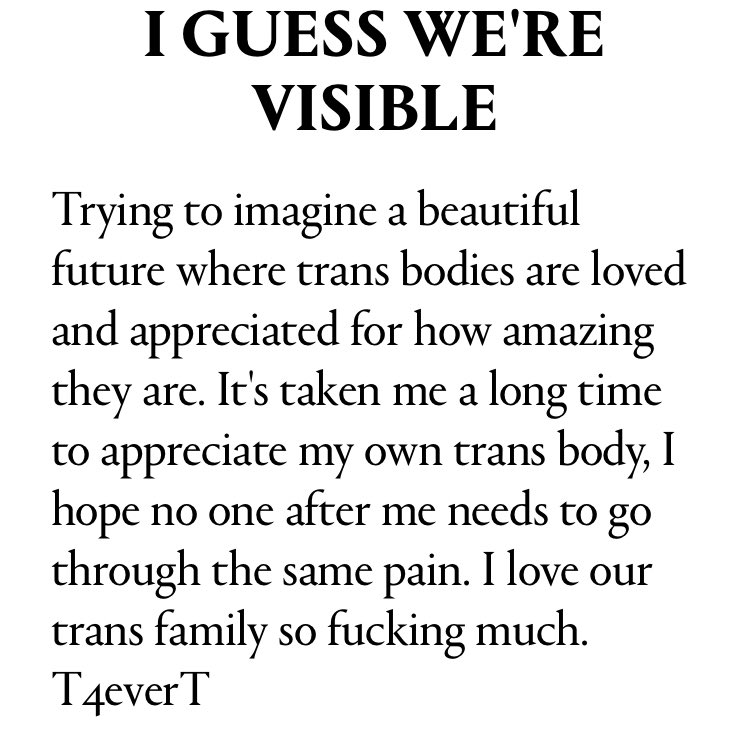 bestoflex__'s tweet photo. Some #TransDayOfVisibility feelings from the lovely denizens of Lex 🏳️‍⚧️ 🏳️‍⚧️ 🏳️‍⚧️ https://t.co/xLYwo4BOzn
