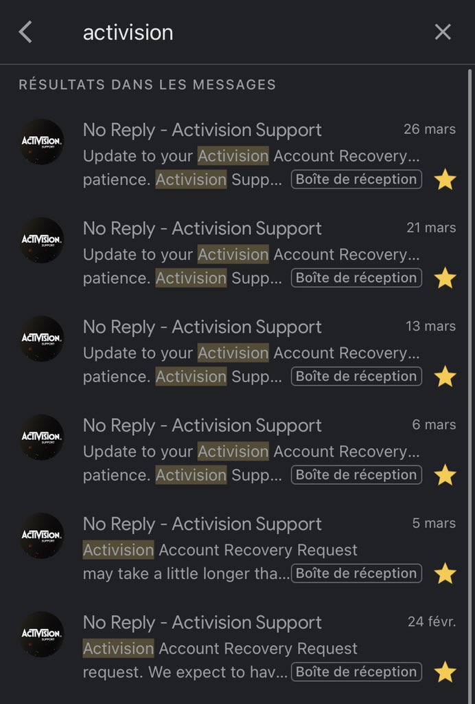 It’s been over a MONTH <a href="/Activision/">Activision</a> <a href="/ATVIAssist/">Activision Support</a> can I PLEASE get my account back ?? Being hacked for no reason and waiting all this time for NOTHING LESS THAN 6 MAILS SAYING “We appreciate your patience.”