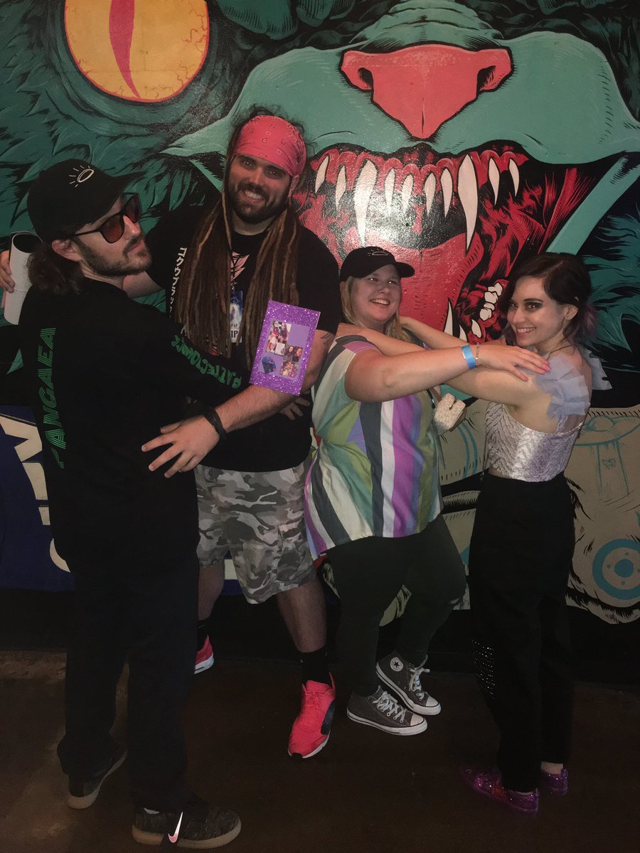 ItsKiara021's tweet photo. One of my favorite @terrorjrmusic memories! Amazing people! Donโt forget itโs grape club 4 lyfe ๐๐ #5yearsofterrorjr #terrorjr #grapeclub https://t.co/6QuVqfSTLO