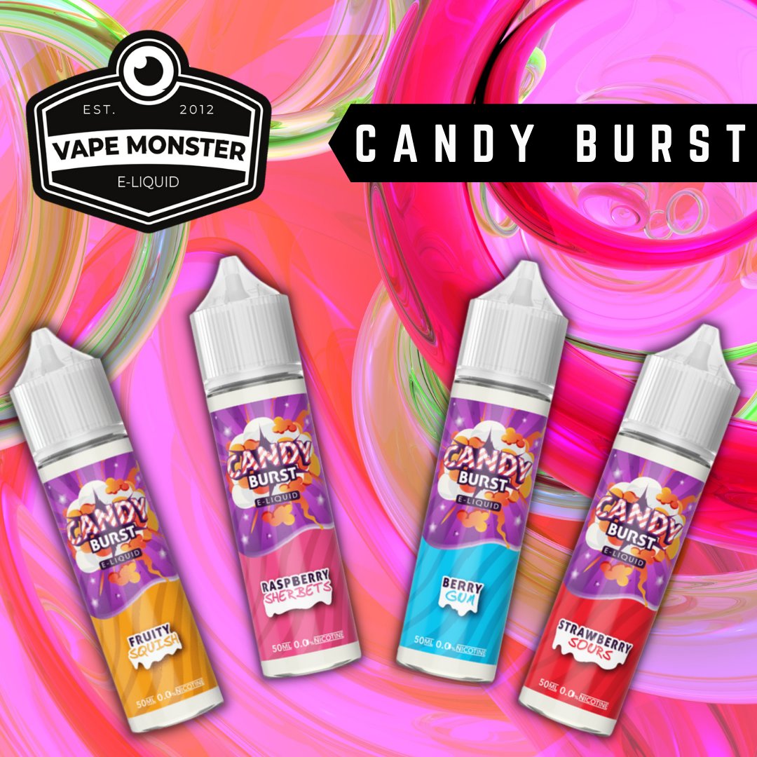 🍬CANDY BURST🍬

These liquids are full of flavour and are a great all day vape!

4 SWEET flavours you HAVE to try

Shop Now: vapemonster.co.uk

#vape #vaping #vapelife #vapeon #candy #eliquid