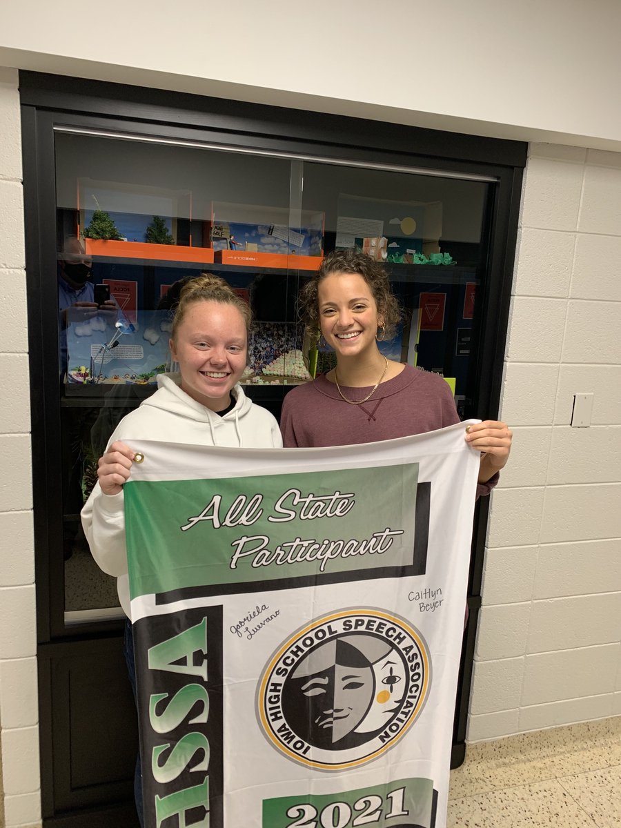 bh_csd's tweet photo. Congratulations to Caitlyn and Gabi on being selected as All-State Individual Speech Performers!  Great job ladies! https://t.co/vQgkZRlygo