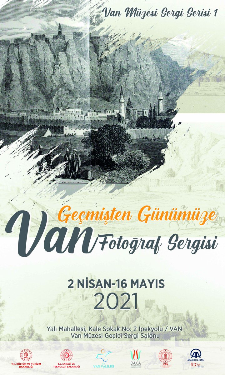 Van Müzesi Sergi Serisi başlıyor...
Van Müzesi'nin organize ettiği ve <a href="/tcvanvaliligi/">T.C. Van Valiliği 🇹🇷</a> <a href="/vankulturizm/">Van İl Kültür ve Turizm Müdürlüğü</a> <a href="/TC_DAKA/">DAKA</a> <a href="/higuray65/">Halil İbrahim GÜRAY</a> <a href="/AACanli/">AA Canlı</a> desteğiyle 2 Nisan-16 Mayis tarihleri arasında Van Müzesi'nde "Geçmişten Günümüze Van Fotoğraf Sergisi" ziyaretçilerini bekliyor olacak...