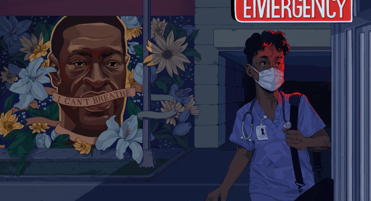 thenocturnists's tweet photo. As Derek Chauvin's trial proceeds, we @thenocturnists are holding our Black brothers &amp; sisters in our hearts, and feeling gratitude 4 those who contributed to #BlackVoicesinHealthcare. We love you and remain committed to amplifying your voices. @ash_mcmullenMD @gradydoctor 🖤 https://t.co/Om13Mik29Y