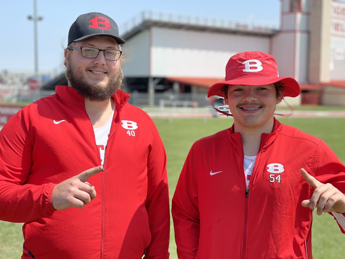 District Champion in Shot Put <a href="/thomas_bowman77/">Thomas Bowman</a> and District Champion in Discus <a href="/engelke_jackson/">Jackson</a>