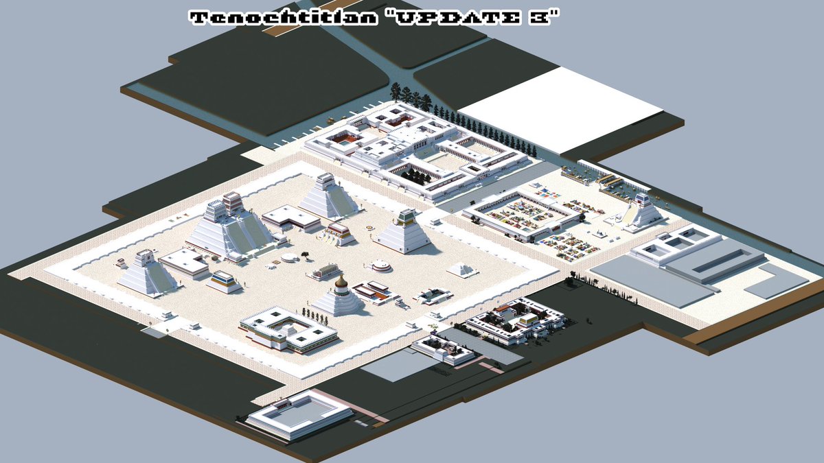 TlatoaniCraft's tweet image. [Minecraft] Tenochtitlan: Motecuhzoma Xocoyotzin

I just finished building the palace of Moctezuma II, I relied on Scott Gentling's paintings for the design of the structure.

If you like my work and want to support this proyect and download the city at:
patreon.com/Tlatoani