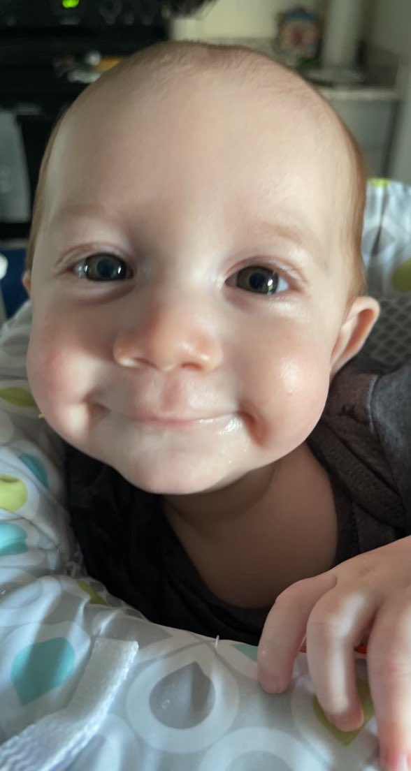 PeltierBryson's tweet photo. if your having a bad day look at my little dude's happy face🥺 https://t.co/s4xL0dBPHs