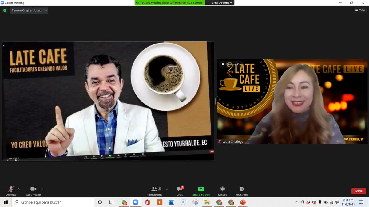 LAuraChoriego's tweet photo. Una sesión increíble de cocreación este día en LATE CAFÉ con el tema: "Plan de Capacitación"
Extraordinario compartir con Ernesto Yturralde Tagle, JuanBer Jiménez. 
#LateCafe #SoyIFS #PlanDeCapacitación #ExcelenciaProfesional #LauraChoriego https://t.co/tXj1MDK87M