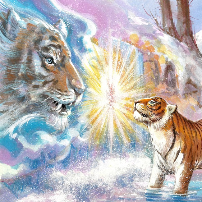 avinailustrador's tweet photo. Ilustración interior para el libro “Kouro, le tigre de Sibérie” proyecto editorial de mis amigos de Editions les Guides Goursau en donde tuve la oportunidad de desarrollar la portada e ilustraciones interiores.#Ilustración #retrato #IlustraciónEditorial #Goache #CartelPromocional https://t.co/y9oVNbTYmm