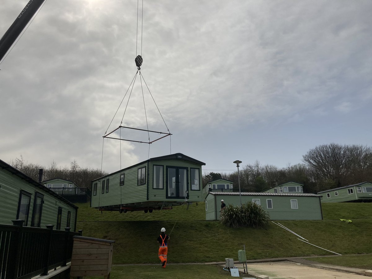 Ron_ejuleff's tweet photo. Crane day again today #Whiteacres getting ready for opening. @News_Reel #Macsalvors @Parkdeanresorts #Newquay #Cornwall #Kernow https://t.co/DHen2vmgOB