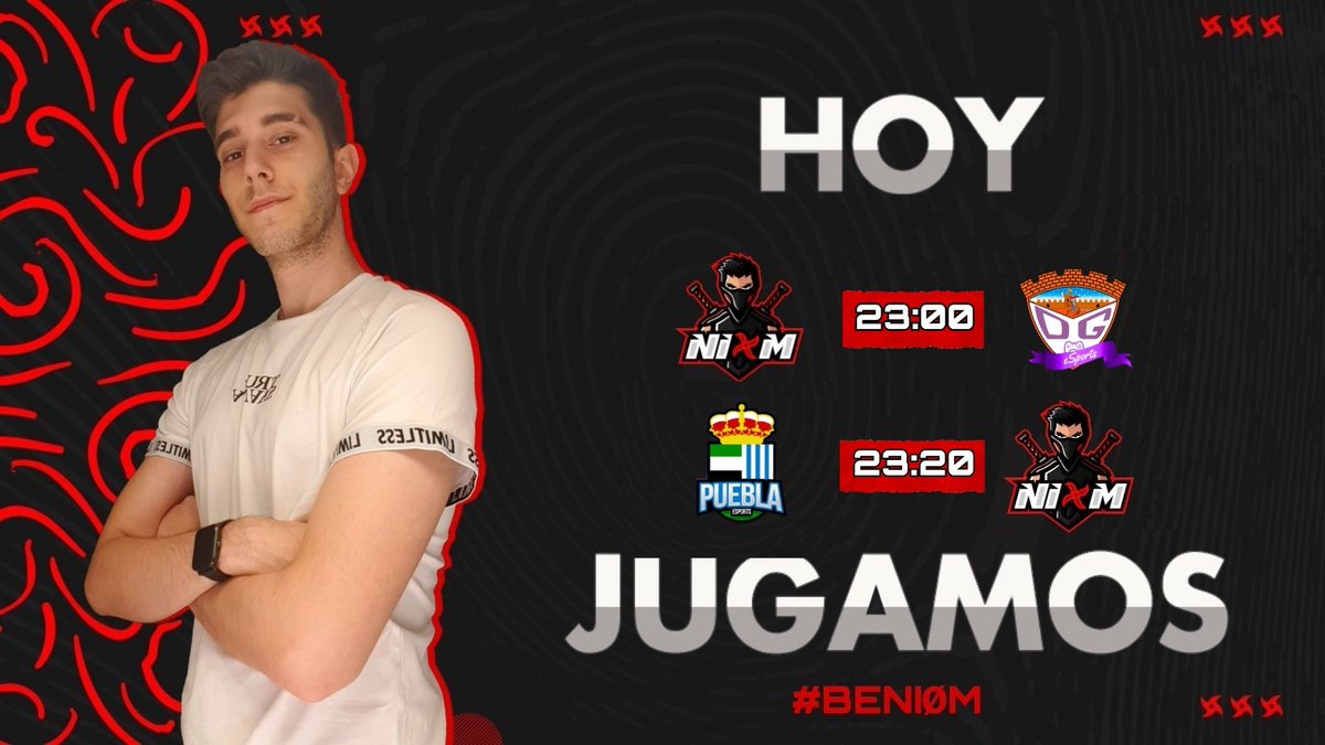 NiomEC_'s tweet photo. ¡Ninjas!
😎 Nuestros Ninjas de @NIOMBoys tiene 2 partidos importantes para sumar puntos en la clasificación.
🏆 #COPALOMOS
🆚️ @DxGuada_eSports
⏰ 23:00
🏆 @aragonleague
🆚️ @EFPeSports
⏰ 23:20
https://t.co/3xMMQVDmNC
#BENIØM ㊙️ https://t.co/9bXPDX1zvH