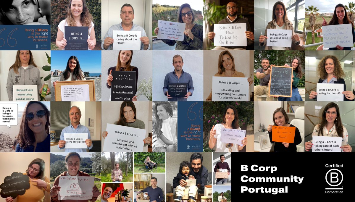 Thank you for this amazing #BCorpMonth 2021! Despite this month coming to an end, we will continue to create impact and change the system from the inside out. We are committed to doing #BetterBusiness as B Corps in Portugal and as part of the global B Community.

#WeAreBCorps