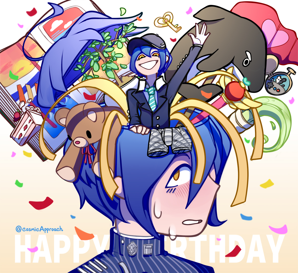 cosmicApproach's tweet photo. HAPPY #TransDayOfVisibility 🌈✨ I'm valentine and I'm transmasc!!! I was always too nervous to participate in tags like this in the past, BUT NOT ANYMORE IT'S VALENTINE'S DAY NOW!! #TDOV https://t.co/qsREfXRPIb