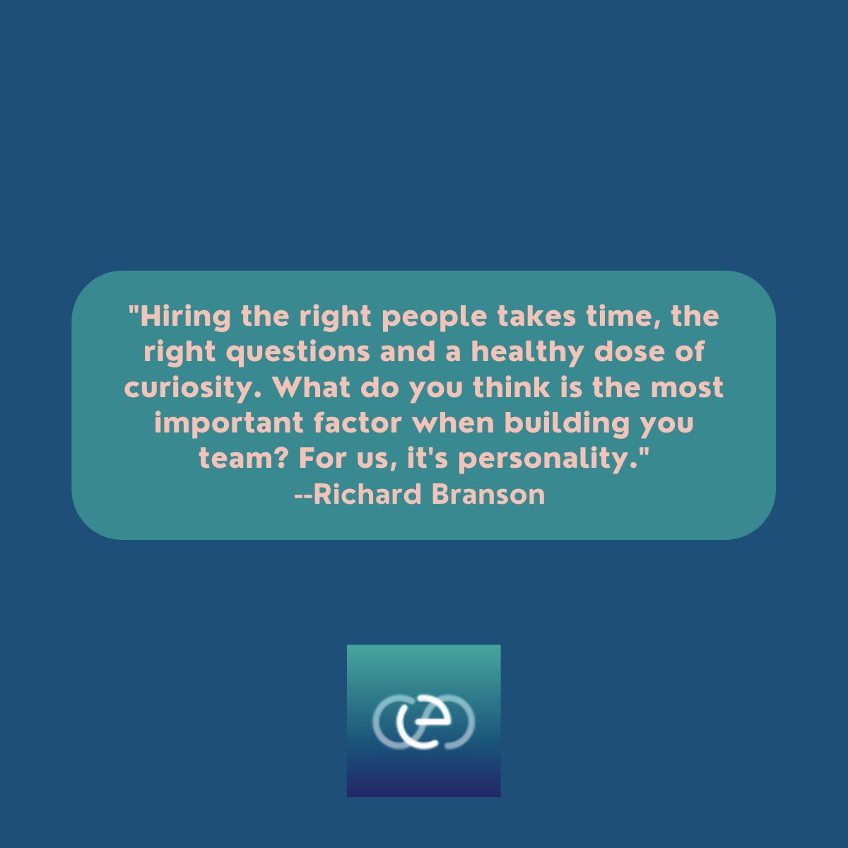 Evolve_Partners's tweet photo. Personality is important to us, what is important to you when hiring someone? #hiring #evolvepartnersllc #moveforwardfaster https://t.co/T880wuGLXK