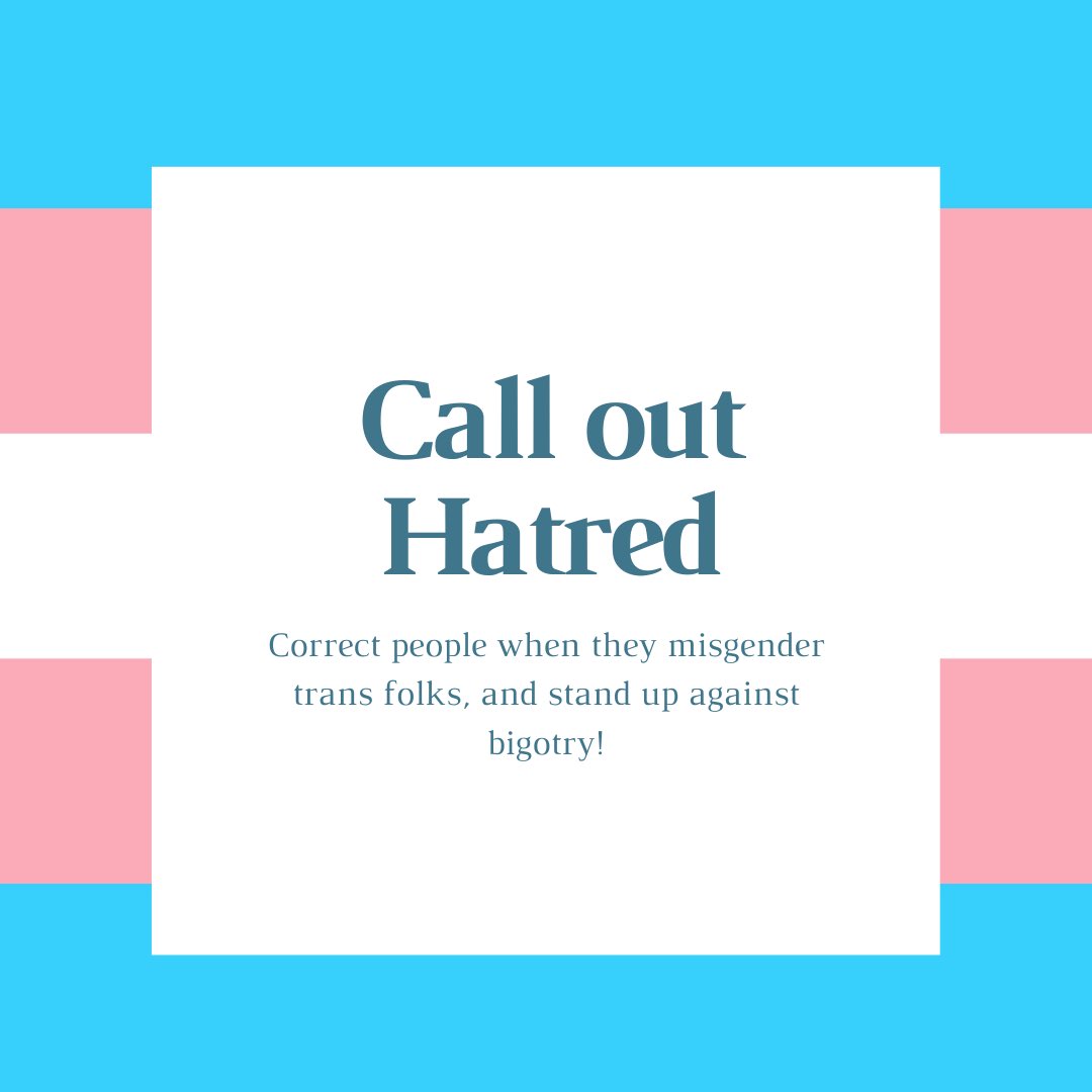 cla_ose's tweet photo. It’s #TransDayOfVisibility let’s get educated to best support trans folks! #TransRightsAreHumanRights https://t.co/QTqCMkfeiF