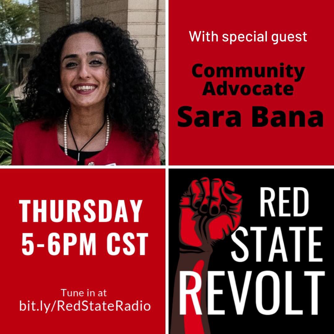 RedState_Revolt's tweet photo. This Thursday on Red State Revolt from 5-6PM CST at https://t.co/EHA282zrd9 we will be joined by Community Advocate Sara Bana. We will be discussing recent events at the OK County Jail, as well as the ongoing battle to reform criminal justice in Oklahoma. @OKCivicOrg https://t.co/5T01iVwBIc