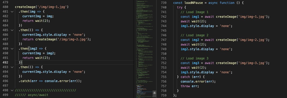 codewithcindy's tweet photo. d118/ covered Promise combinators such as Promise.all and Promise.race. Also practiced Async/Await by re-writing the code from the previous challenge that used the then method, so the new function is now asynchronous and uses async/await

#100DaysOfCode #CodeNewbies https://t.co/OVQEjIaIpw